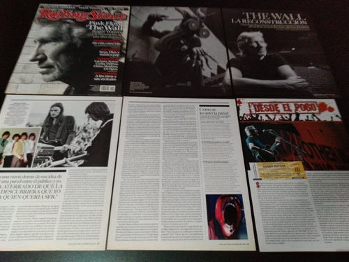 (al059) Pink Floyd Roger Waters * Recortes Revistas Clipping