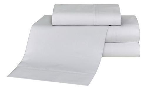 Sábanas Danubio Colors 144h 1 ½ Plaza White (blanco)