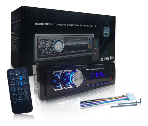 Radio Automotivo Sem Toca Cd Mp3 Player Bluetooth First Usb