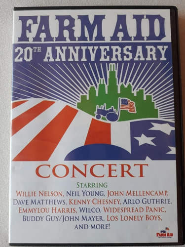Dvd Farm Aid Concert Neil Young Willie Nelson