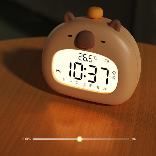 Reloj Despertador Digital Con Luz Nocturna Y Carga Usb Para