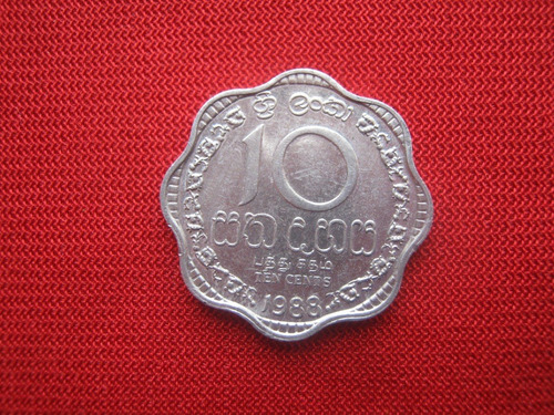 Sri Lanka 10 Centavos 1988