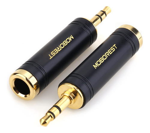 Moborest - Adaptador De Plug 1/4 Pulgadas (6.35mm) A Jack 1/