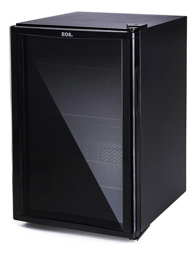 Refrigerador Expositor Vertical Eos 80l Preto Eev90p 110v