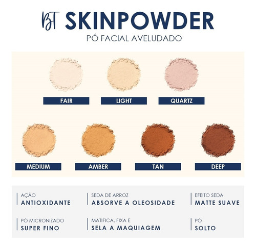 Imagem 4 de 5 de Bt Skinpowder Unique Quartz Bruna Tavares - Pó Facial