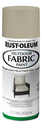 Pintura Para Telas En Aerosol Fabric Rustoleum Specialty 340 Color Almendra