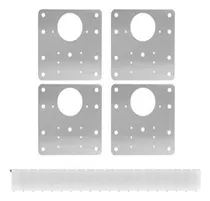 Comprar 4 Piezas Placas Reparadoras De Bisagras En Acero Inoxidable