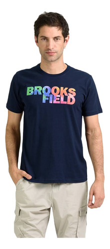 Remeras Hombre Brooksfield Algodón Logo Estampada 3d 1049b4