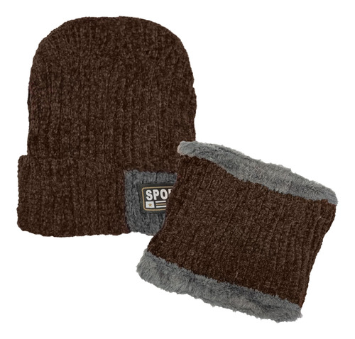 Cuello + Gorro Polar Abrigado Invierno Sport Colegio Deporte Surtido