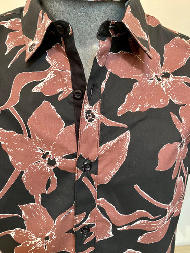Camisa Negra Gbg By Guess Hombre Talla M Mod.zovh17r