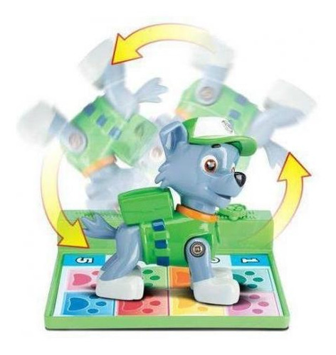 Imagem 5 de 6 de Boneco Patrulha Canina Rocky Back Flip Sunny