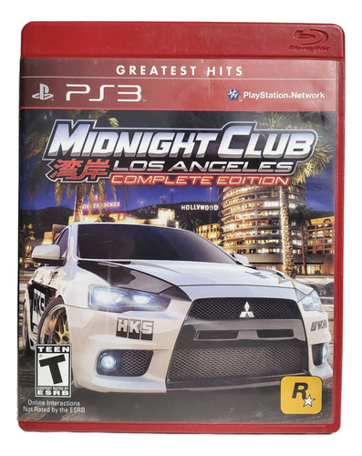 Midnight Club Los Angeles Complete Edition Ps3 Original (Usado)