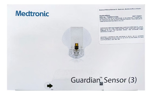 Medtronic Sensores Guardian (3) Caja Con 5 Sensores