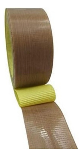 Fita Teflon P/ Seladoras Com Adesivo 40mm X 10 Metros