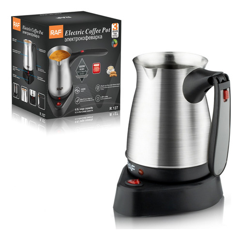 Jarra Cafetera Eléctrica 0.5l Raf-127 Acero Inoxidable