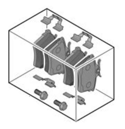 Kit 4 Pastillas Freno Traseras Peugeot 407 2.2 16v