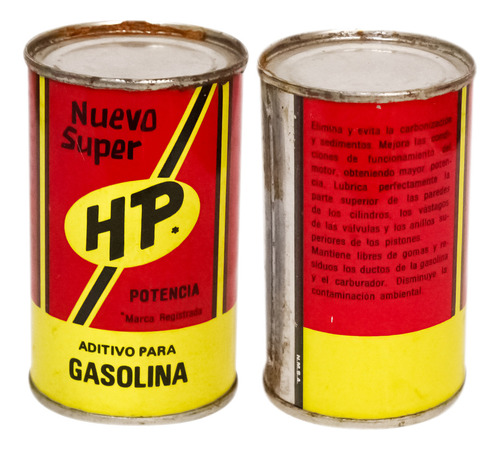 Lata Antigua Aditivo Para Gasolina Hp 80s