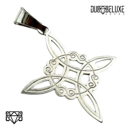 Dije Amuleto Nudo De Bruja De Plata Ley.925 Duodeluxejoyas® Plateado