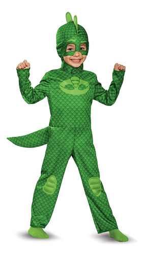 Disfraz Pj Mask Héroes En Pijamas Personaje Gekko 