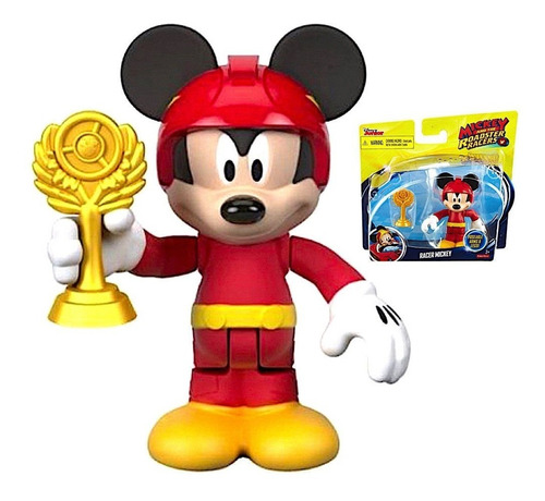 Mickey Mouse Piloto Roadster Racers Figura 7cms Fisher Price