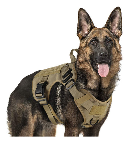 Rabbitgoo Arns Tctico Para Perros Grandes, Arns Militar Para