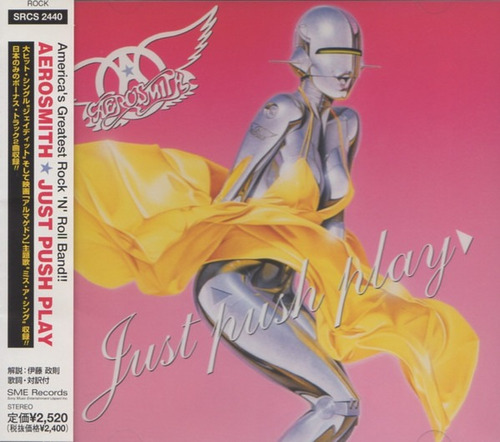 Aerosmith  Just Push Play Cd Jap Obi Usado