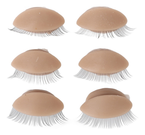 Muñeca De Extensión De Pestañas Lash Practice Con Forma De C