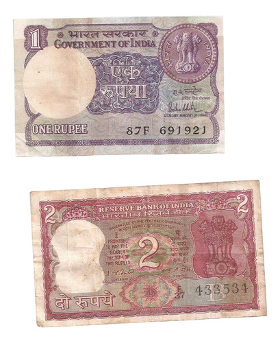 Billetes Rupia India Coleccion Pvp X Ambos