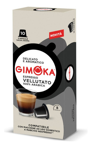 Cápsulas Gimoka Vellutato - Nespresso Compatibles