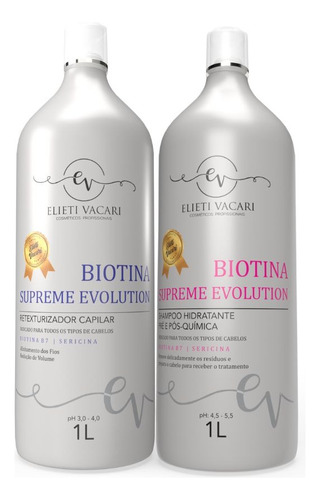 Kit Biotina Ev (shampoo E Progressiva)