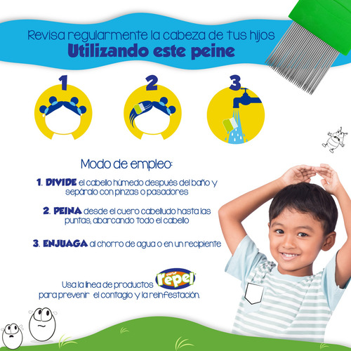 Shampoo Antipiojos Sure Repel Árbol De Té Pack2 Con 2 Peines