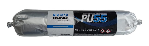 Adhesivo Poliuretano Parabrisas Pu55 Negro 418gr Tekbond X6