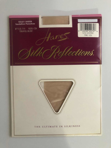 Pantimedias Hanes Silk Reflections. Sandalia. Talla C. D.