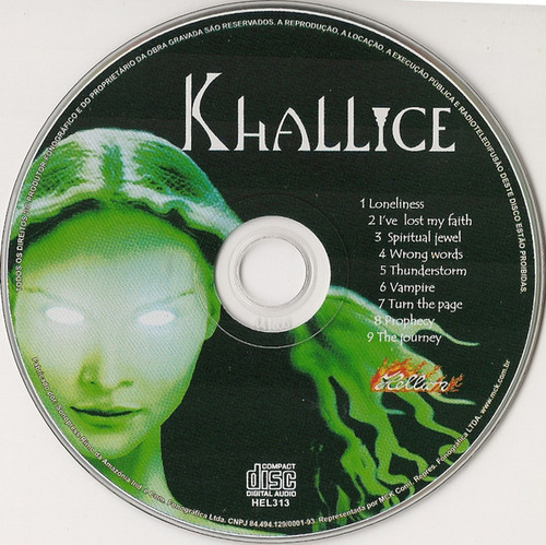 Khallice- The Journey Cd Jewel Case (importado) (Reacondicionado)