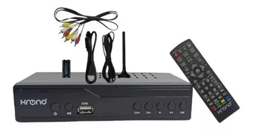 Decodificador Krono Tdt Receptor Tv Digital Dvb Hdmi Antena