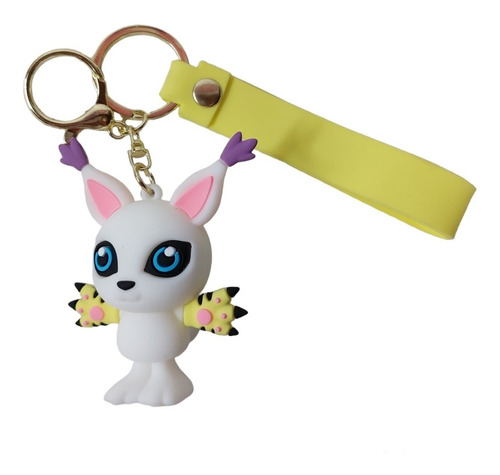 Llavero Cinta Strap Pvc - Digimon : Gatomon