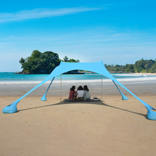 Carpa De Playa Portátil De Licra Para Acampar Al Aire Libre