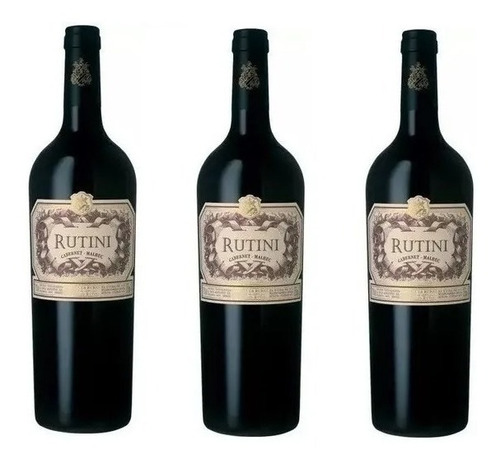 Combo X3 Rutini Cabernet Malbec 750 Ml