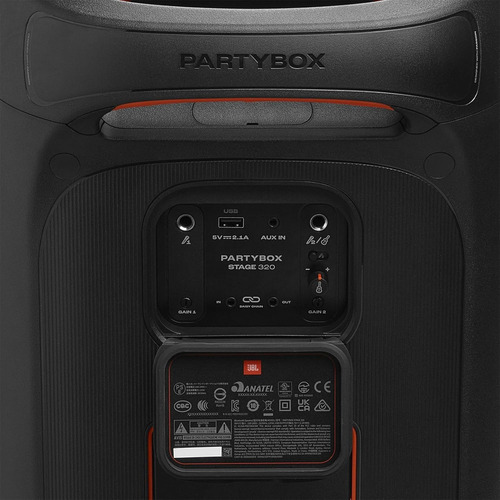 Bocina Jbl Partybox Stage 320 Bt Waterproof - Open Box Negro