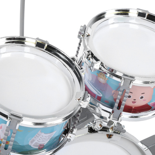 Batería Musical Para Niños, Kit De Batería Con Dibujos Anima