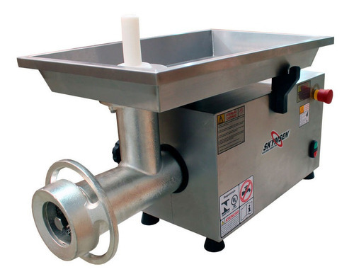 Picador/moedor De Carne Boca 98 Inox Psp-98 Skymsen Trifásic 220V