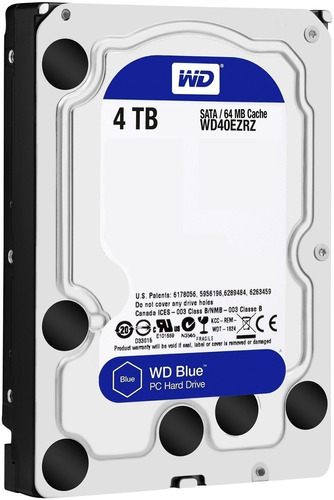 Disco Duro 3.5 Western Digital 4tb Sata3 Pc Dvr 2 Años Gtia