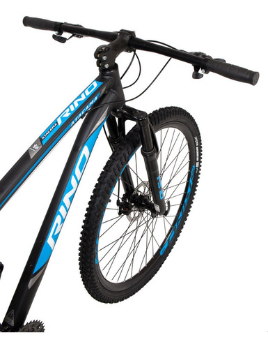 Bicicleta Aro 29 Rino Atacama 24v Freio A Disco Cor Azul Tamanho Do Quadro 21