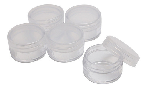Contenedor De Muestra De Plástico Transparente Mini Botella