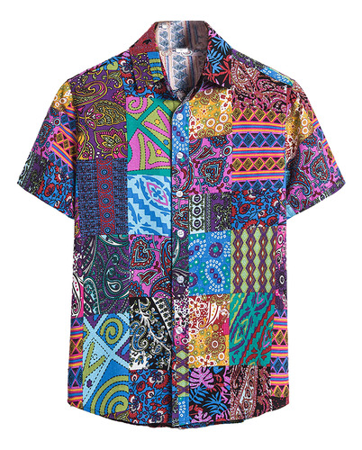 Cárdigan De Manga Corta Para Hombre, Estilo Hawaiano, Playa,