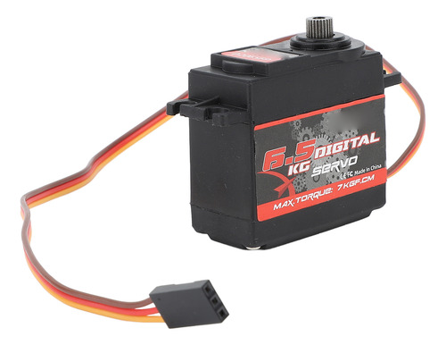 Servo Digital Rc, Motor De 6,5 Kg, Plástico, Hierro, Metal,