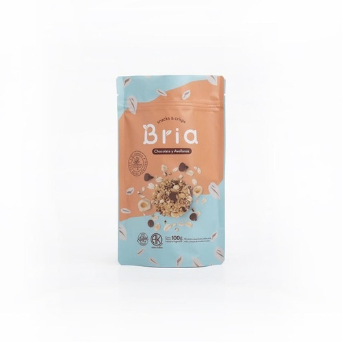 Snack Vegano De Chocolate Y Avellanas Bria X100 Gr Kosher