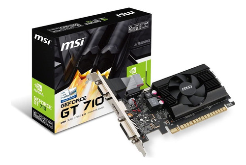 Placa De Video Msi Geforce Gt 710 2gd3 Lp 2048mb Ddr3