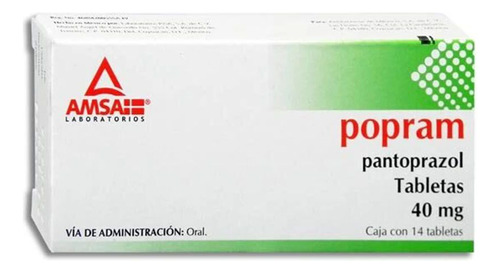 Popram 40 Mg Caja Con 14 Tabletas