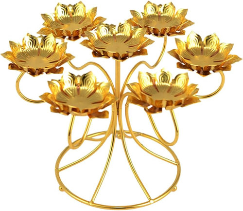 Portavelas De Flor De Loto Portavelas De Buda 7 Lotus Diwali